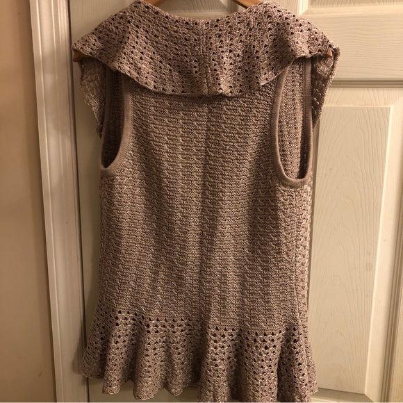 Inc sweater topper sleeveless. Boho style - Picture 4 of 5